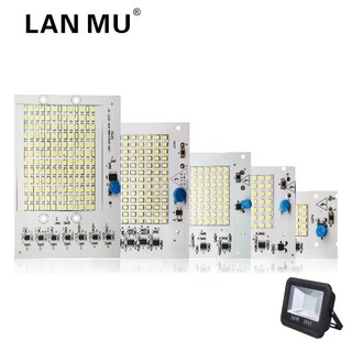 LED 램프 칩 220V SMD 전구 2835 스마트 IC Led 조명 입력 10W 20W 30W 50W 100W 야외 투광 조명용, AC 200-240V, 웜 화이트, 1개