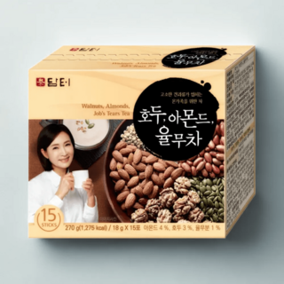호두 아몬드 율무차 15T, 18g, 15개입, 1개