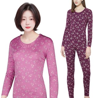 BYC 순면 80수 고급원단 손발목 레이스 여성내복세트