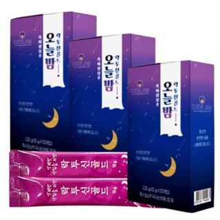 편안한 오늘밤 락투신골드 잠 잘오는 흑하랑상추 액상스틱, 225g, 3박스