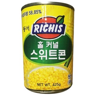 용량작은 옥수수콘 425g 24개 낚시 미끼용 스위트콘캔