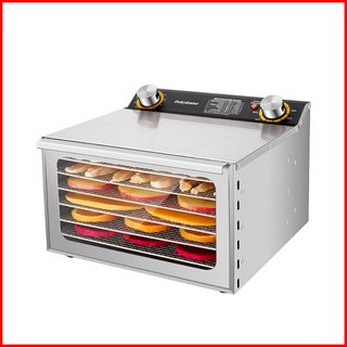 드라이웰 실용적인 식품 건조기 고추 야채 과일 말리기 가정용 스텐 음식 말리는 열풍 기계 농업용, A. 6단