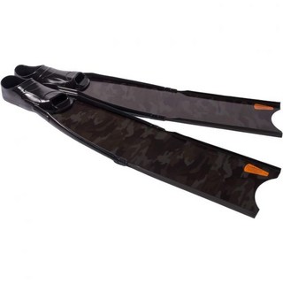 카모 퓨어 카본 프리다이빙 및 스피어 낚시 핀, EU 33-34 / US 3-4, Soft stiffness, 1개