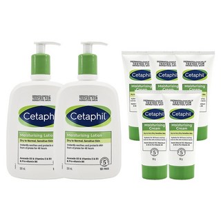 [Cetaphil] 세타필 모이스춰 라이징 로션 대용량 591ml 2개 크림 50g 5개