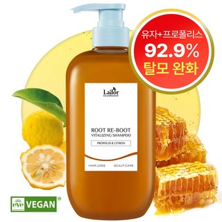 아도르 프로폴리스+유자 건성 두피용 수분 보습 샴푸