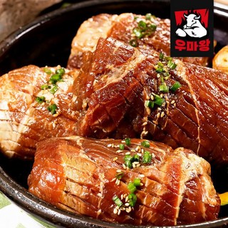 마포 끄티집 왕돼지구이 1.2kg+1.2kg (2.4kg) 노포양념구이 돼지갈비맛, 2세트, 0.2kg
