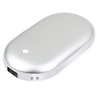 [T-PRO] MP 마스터 핸드워머 손난로 USB 스마트 충전식 보조배터리 4000mAh [MP4000], 실버