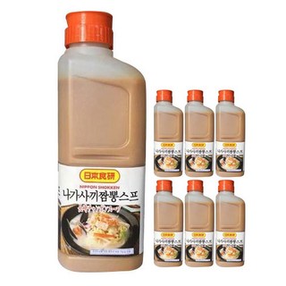 일본 쇼켄 업소용 농축 나가사키짬뽕 농축 스프, 6개, 2kg