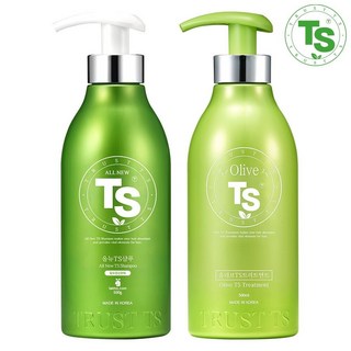 [KT알파쇼핑]올뉴 TS 샴푸 500g + 올리브 TS 트리트먼트 500ml, 1개