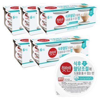 햇반 식후 혈당조절에 도움을 줄 수 있는 밥, 210g, 30개