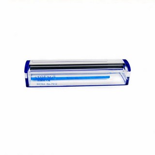 휴대용 돋보기 문진 투명 5배 확대 신문 읽기, 1개, 7512B-길이 152mm 자 포함