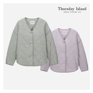 써스데이아일랜드 Thursday Island 미수아바흐브 콜라보 패딩 숏점퍼(T228MJP234W)