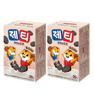 제티 쿠키앤 초코 분말, 20개입, 18개