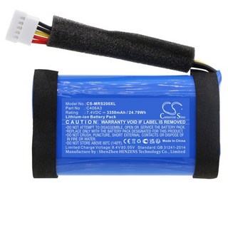 마샬 스톡웰 II C406A3 용 스피커 배터리 3350mAh, 01 파란
