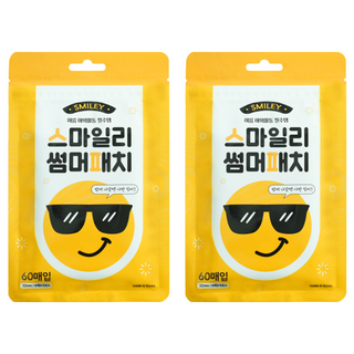 스마일리 썸머패치 60p, 혼합색상, 2개