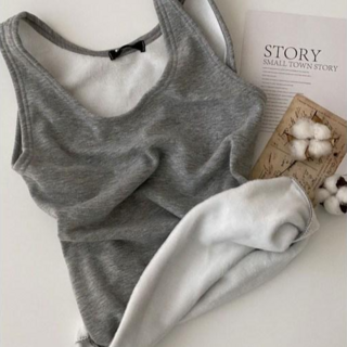 키메라제이 1+1 겨울기획 융기모 보온 스판 이너 나시 4color