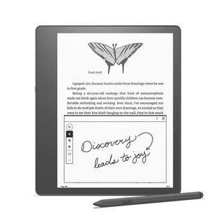 [New] Kindle Scribe 킨들 스크라이브 (64GB) 10.2 인치 디스플레이 Kindle 사상 최초의 필기 입력 기능 탑재 프리미엄 펜 첨부, Black, 64GB, Wi-Fi