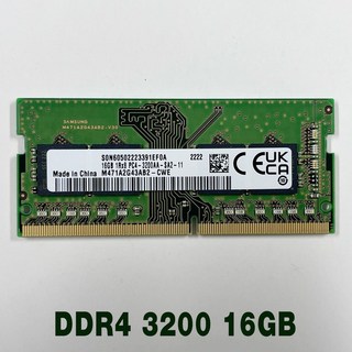 삼성 RAM 16G 1RX8 PC4-3200AA 노트북 메모리용 M471A2G43AB2-CWE 빠른 하이 퀄리티 DDR4 3200 16GB 1 개, 1개