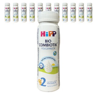 힙 콤비오틱 액상분유 2단계 독일 Hipp combiotik, 12개, 200ml