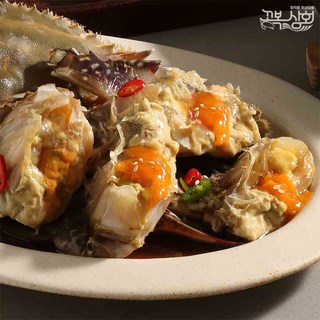 [꼬복상회] 저염간장게장 2.5kg 연평도 알배기 3마리 + 새우 3마리 선별 꽃게, 1개