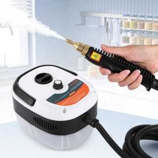 Hapyvergo 2500W 그라우트 타일 청소용 고압 찜기 자동차용 휴대용 소형 미니 파워 청소기 가정용 고열, White, White