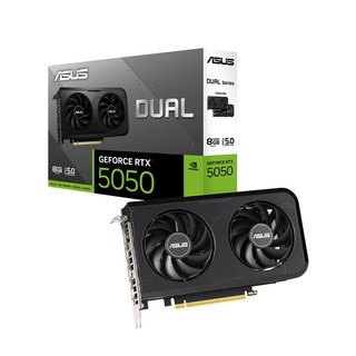 ASUS DUAL 지포스 RTX 5050 O8G OC D7 8GB 인텍앤컴퍼니, 단품