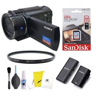 소니정품 FDR-AX43A + 256GB + ECM-W2BT 무선마이크 외 악세사리 브이로그 유튜브팩