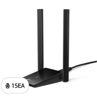 티피링크 AC1300 무선 USB 랜카드, Archer T4U, 15개