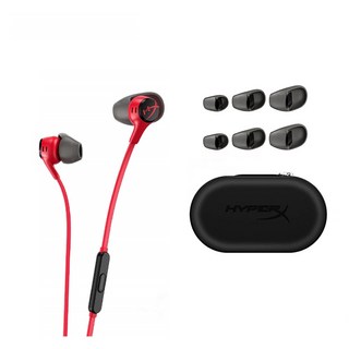 하이퍼엑스 Cloud Earbuds II 유선이어폰, 레드, 705L8AA