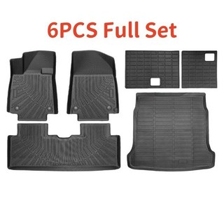 차량용매트 TPE매트 자동차악세사리 아이오닉6 트렁크 방수, 6PCS Full Set