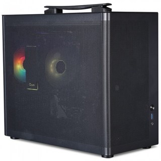 몬스타 가츠 Y300M 철가방 컴퓨터 PC케이스 (블랙), 1개, 컴퓨터케이스