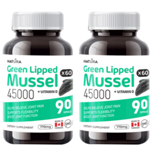 서우 캐나다 네츄라 고농축 초록입홍합 45000mg 비타민D 10mg