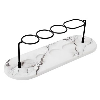 로모주 규조토 칫솔꽂이, 화이트 마블, 1개