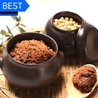 (노란색된장)국산콩으로 만든 맛있는 시골 전통 재래식된장, 1kg, 1개
