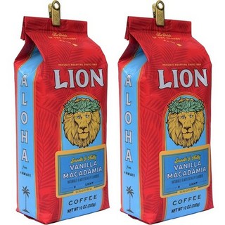 라이온커피 스무스 & 너티 커피 바닐라 마카다미아 라이트 283g, 2개