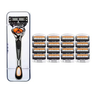 질레트 호환용 면도날 신형 프로글라이드 퓨전 파워 5중날 +면도기 1개, 16EA