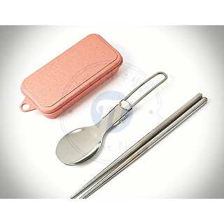 하이캠핑 접이식수저 2세트 백패킹숟가락 젓가락 핑크, 1개, 상세페이지 참조