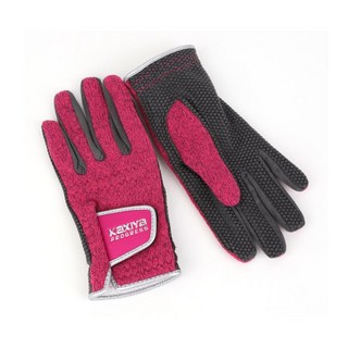 촘촘한 니트 겨울용 양손 파크골프장갑 안전장갑 착용감좋은 연습장, 핑크, 1세트