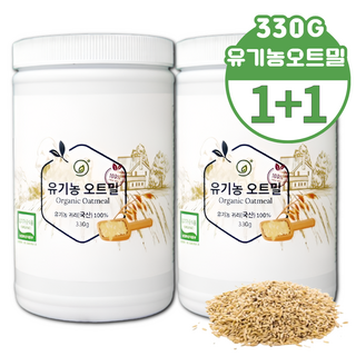 국산 유기농 오트밀 오나오 오버나이트 오트밀 다이어트 아침대용식 압착귀리 납작귀리 포만감높은음식, 2개