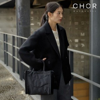 코어 어센틱 25SS 퀼팅 토트백, 블랙, 1개