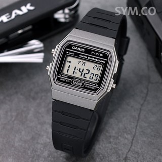 카시오 전자 디지털시계 F-91WM-1B