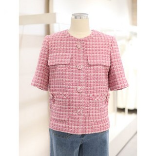 백화점 [JJ지고트] 컬러 포인트 썸머 트위드 자켓 GN4M0JK_94 아울렛