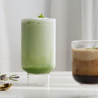 모링 홈카페 내열유리컵 470ml, 투명, 6개