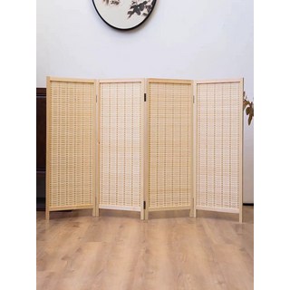 낮은파티션 가림막 원목 대나무 거실 라탄 가벽, 80cm 높이x40cm A