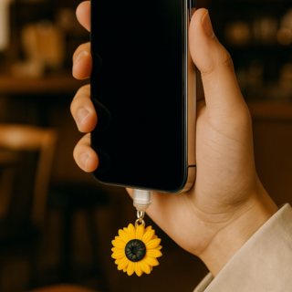 로라뷰티 해바라기 마개키링