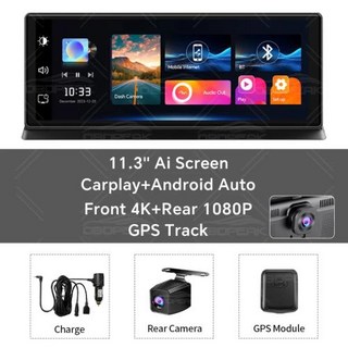 K2 Pro Carplay 및 Android 자동 대시 캠