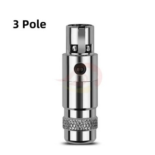 미니 XLR 커넥터 오디오 마이크 플러그 소켓 잭 암 K712 K701 DT1990 LCD XC LCD3 LCD2 AB1266 3 4, 10개