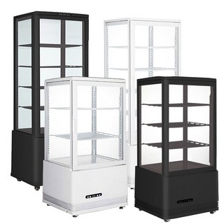 씽씽 사면유리쇼케이스냉장고 냉장쇼케이스 모음RT-68L-3(68리터) W430 D380 H910, RT-68L-검정