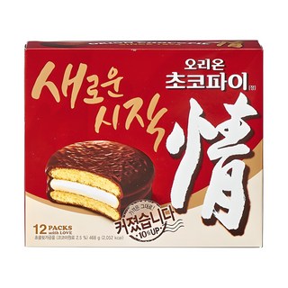 오리온 초코파이 정, 468g, 2개