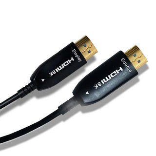 광 HDMI 케이블 2.1v AOC 8K 60K 하이브리드, 3m, 1개